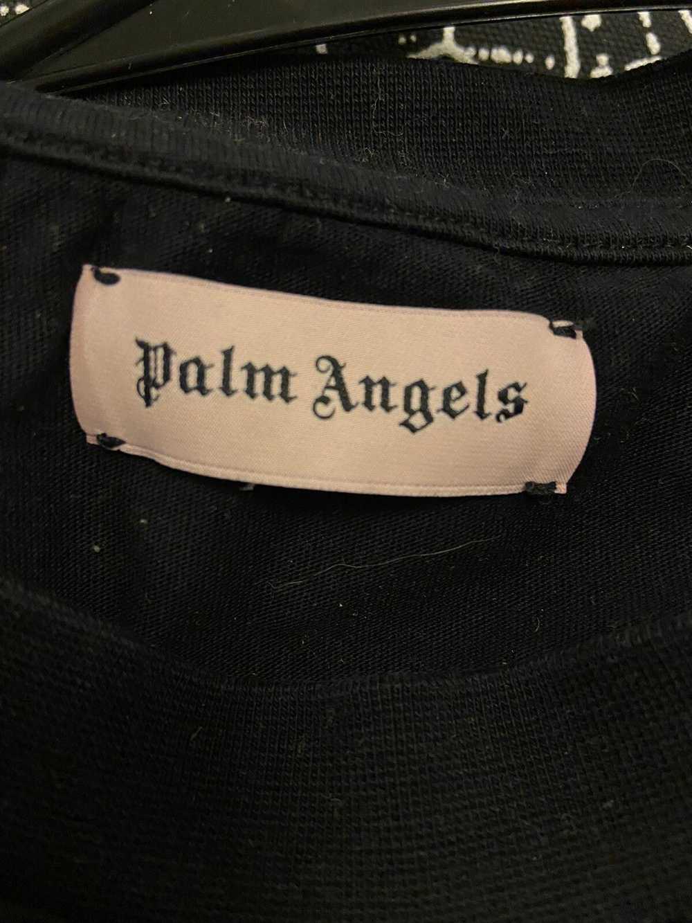 Palm Angels Palm Angels Caution Palm Tree Icon Tee - image 4