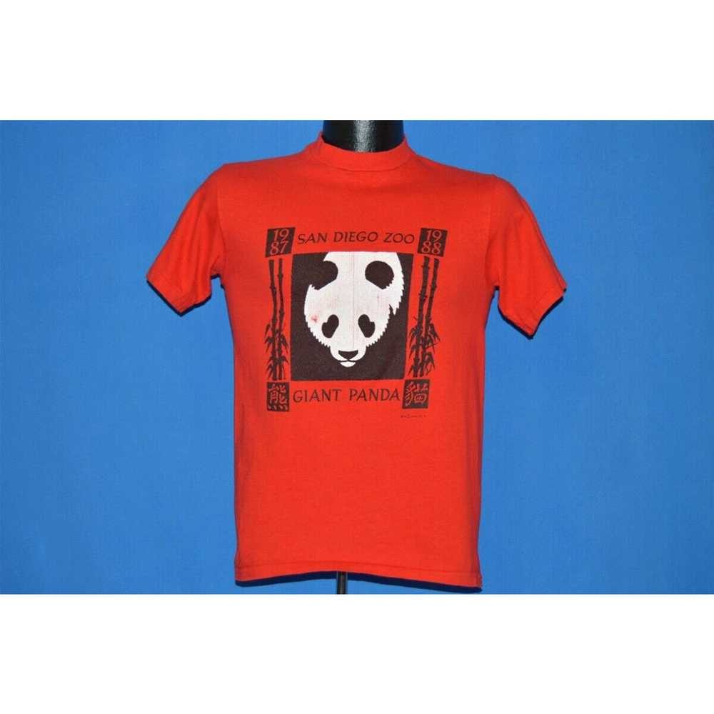 Hanes vintage 80s SAN DIEGO ZOO GIANT PANDA CHINE… - image 2