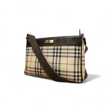 Burberry Burberry - pochette bag nova check leath… - image 1