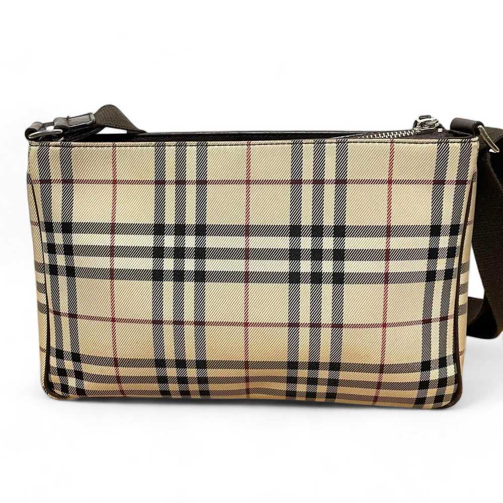 Burberry Burberry - pochette bag nova check leath… - image 3