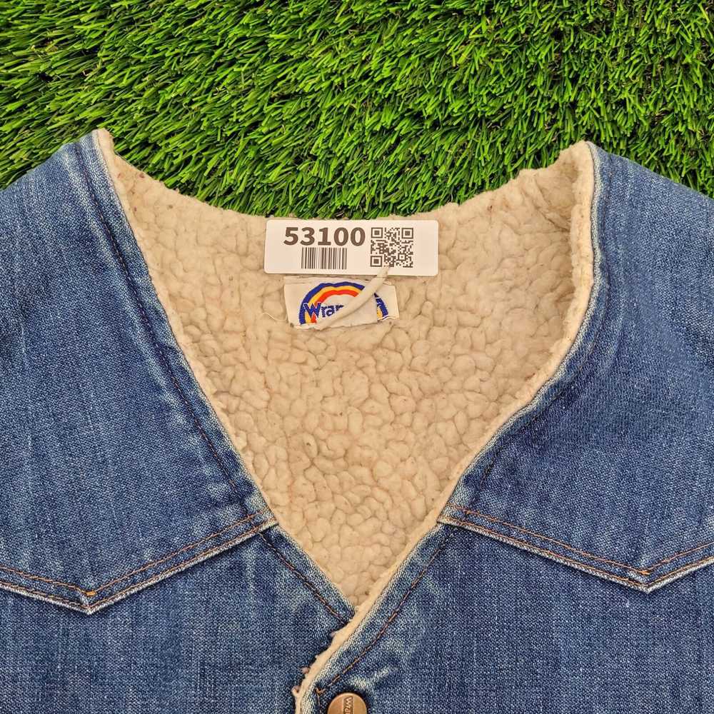 Wrangler Vintage 80s Wrangler Snap Vest Teens XL … - image 2