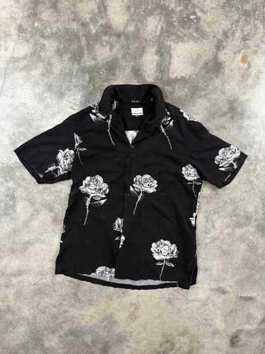 Ksubi Ksubi Chrome Roses Camp Collar Shirt Black S
