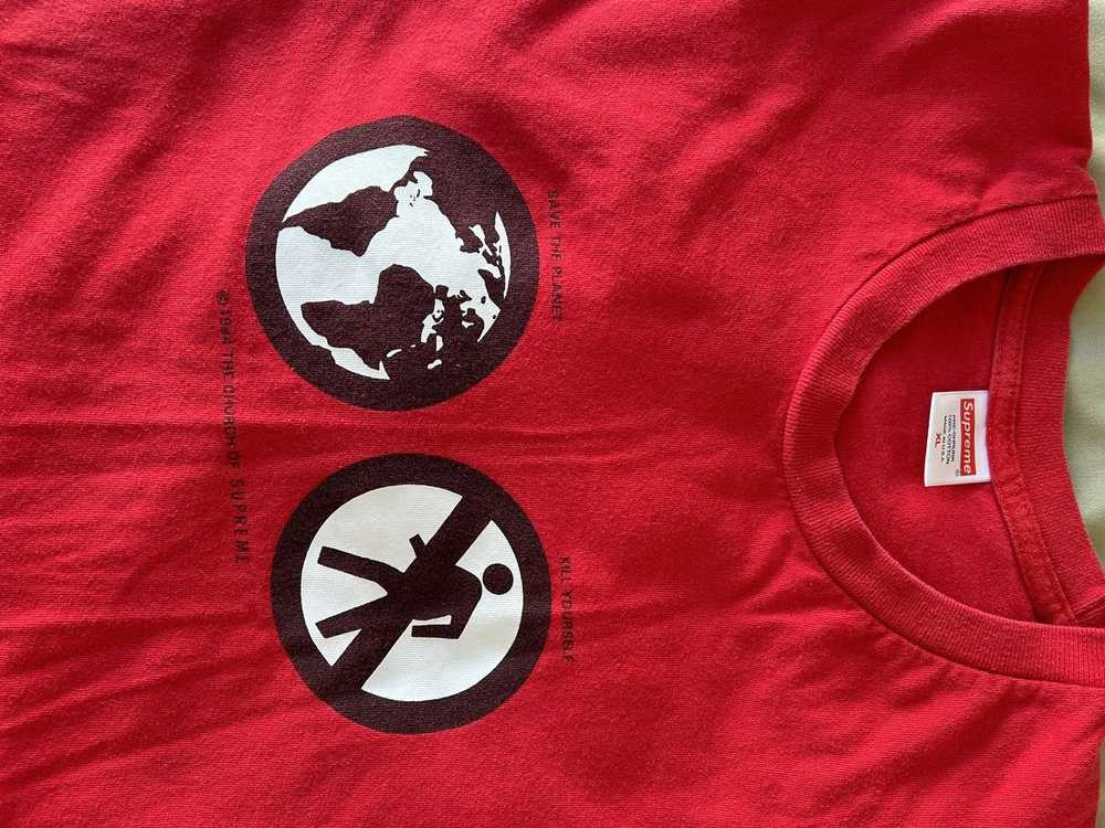 Supreme Supreme Save the Planet tshirt Red - image 1