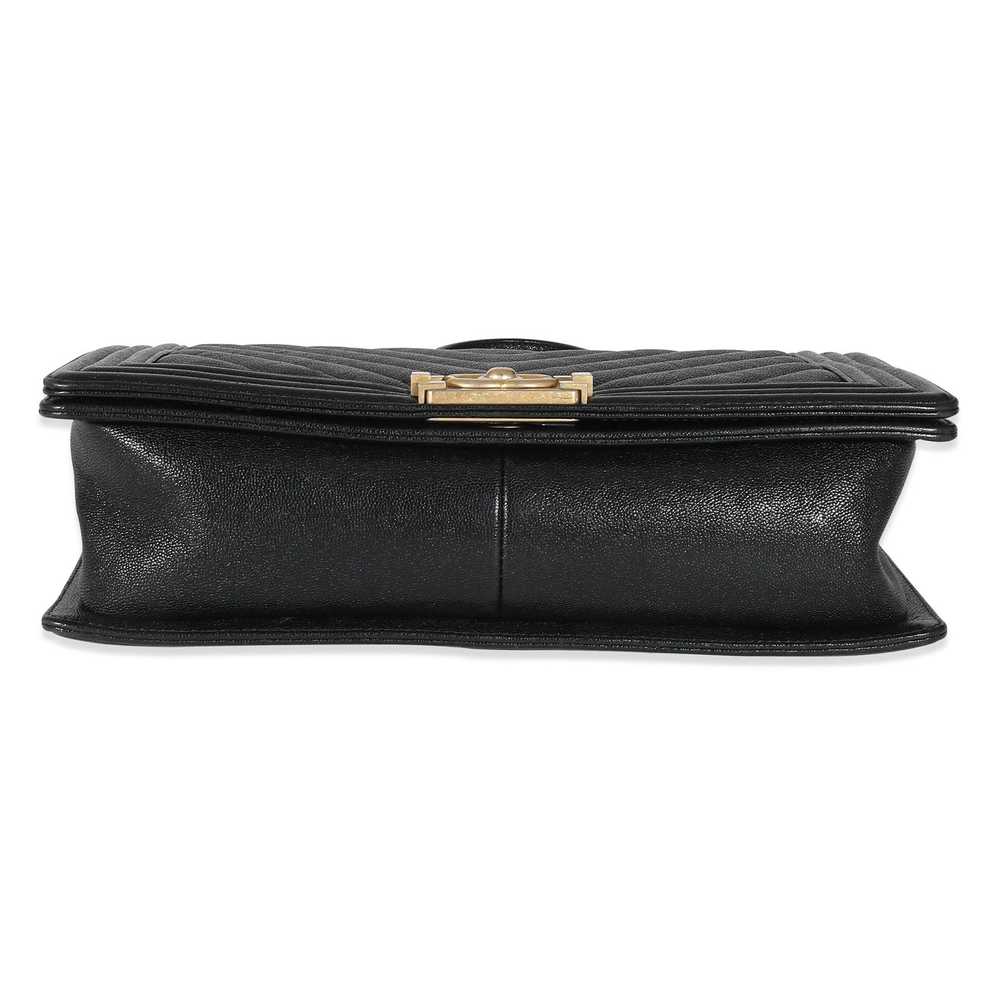 Chanel Chanel Black Caviar Medium Boy Bag - image 5