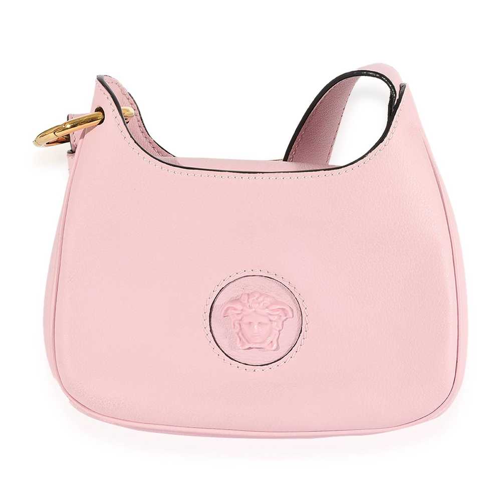 Versace Versace Pale Pink Grained Leather Medusa … - image 1
