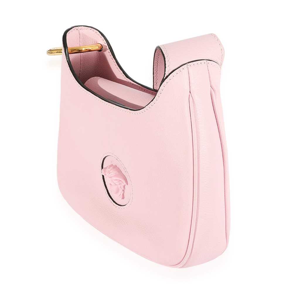 Versace Versace Pale Pink Grained Leather Medusa … - image 2