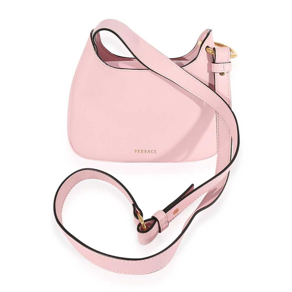 Versace Versace Pale Pink Grained Leather Medusa … - image 3