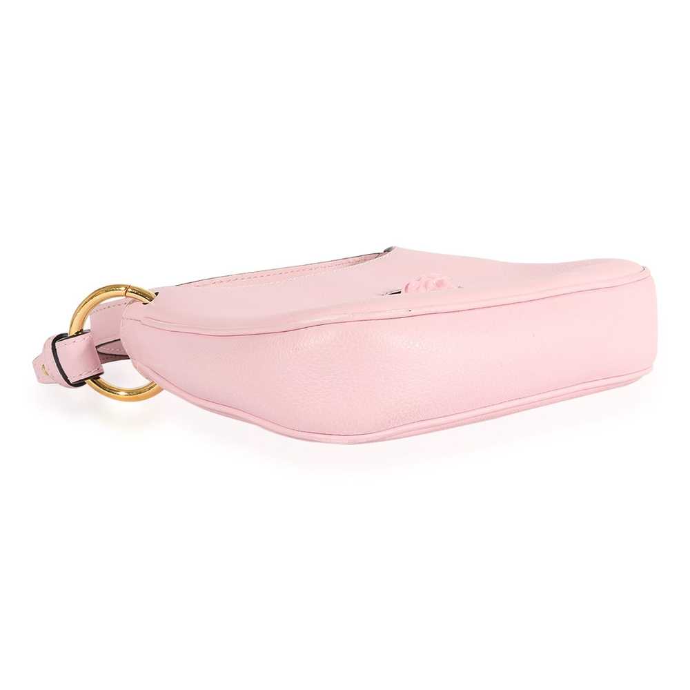Versace Versace Pale Pink Grained Leather Medusa … - image 6