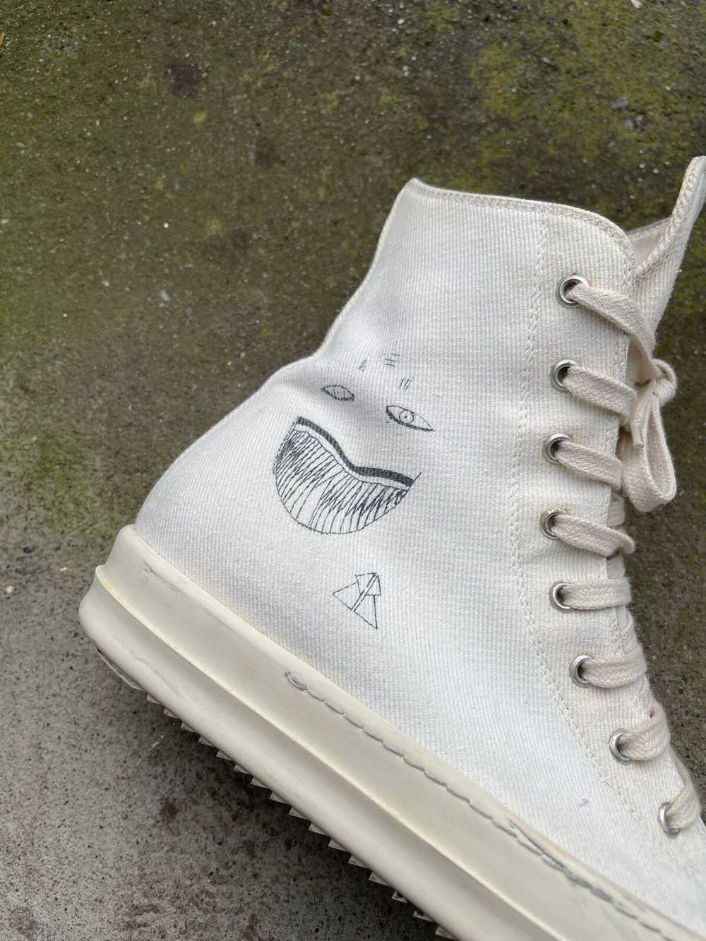 Rick Owens Drkshdw aw21 toothface sketch milk can… - image 3