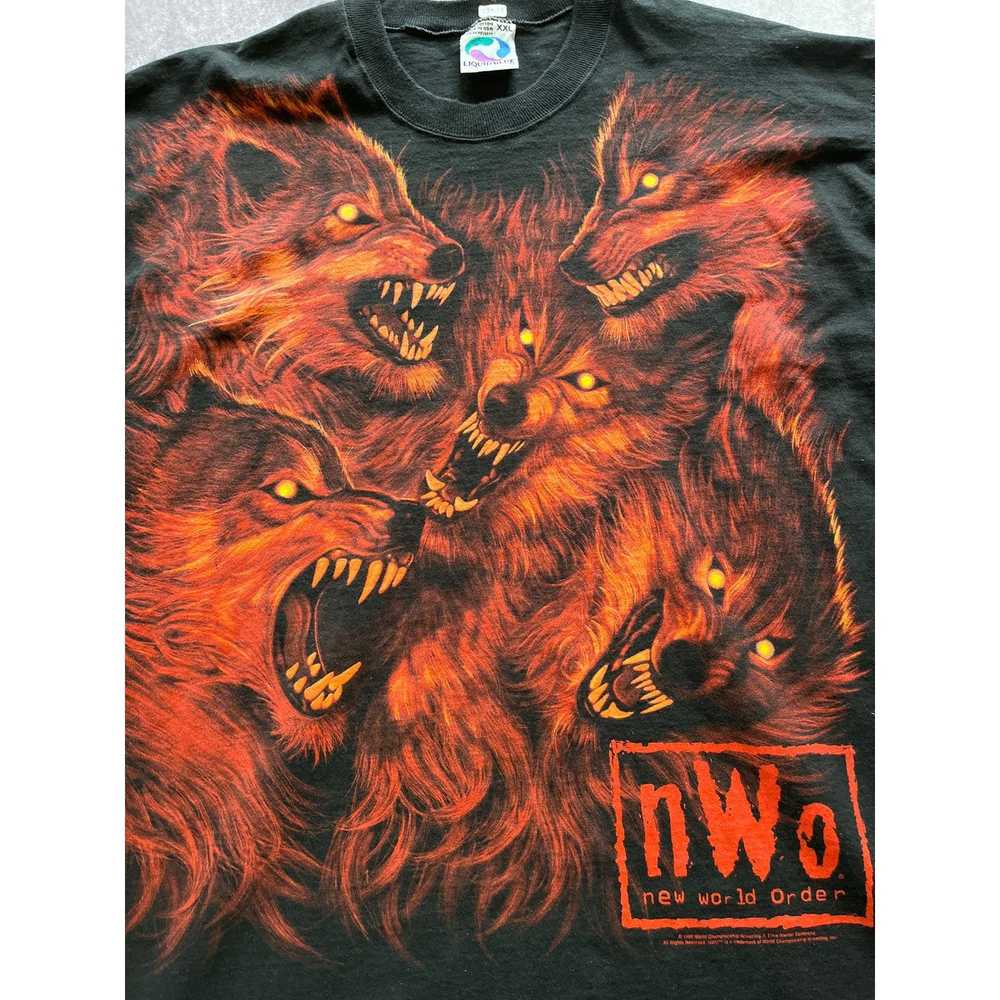 Liquid Blue Vintage NWO New World Order Wolf Fire… - image 2