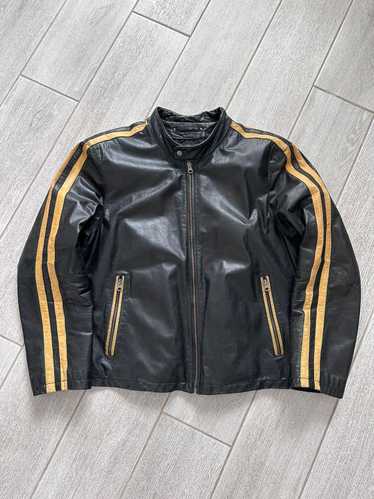 Avant Garde × Leather Jacket × Racing Vintage Y2K 