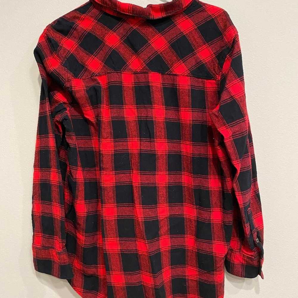 Vintage Woolrich Red and Black Flannel - image 2