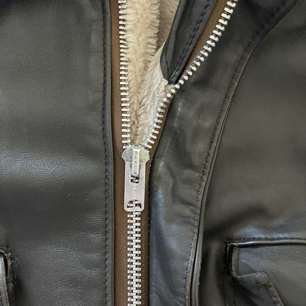 Schott × Vintage Schott I-S-674-M-S Leather Bombe… - image 8