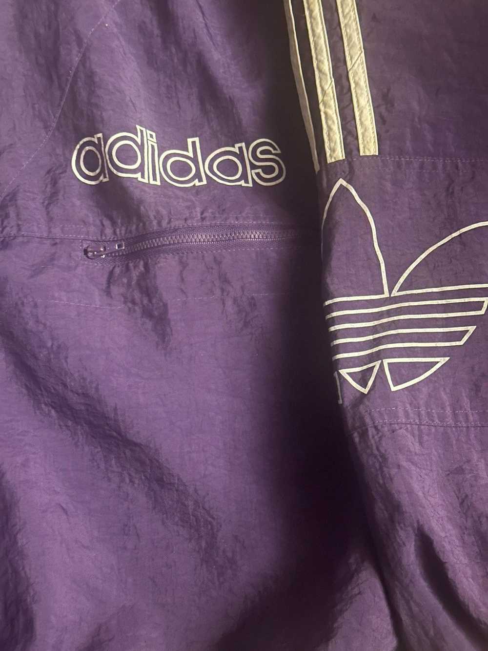 Adidas Vintage 90’s Adidas purple Puffy Jacket 90s - image 11