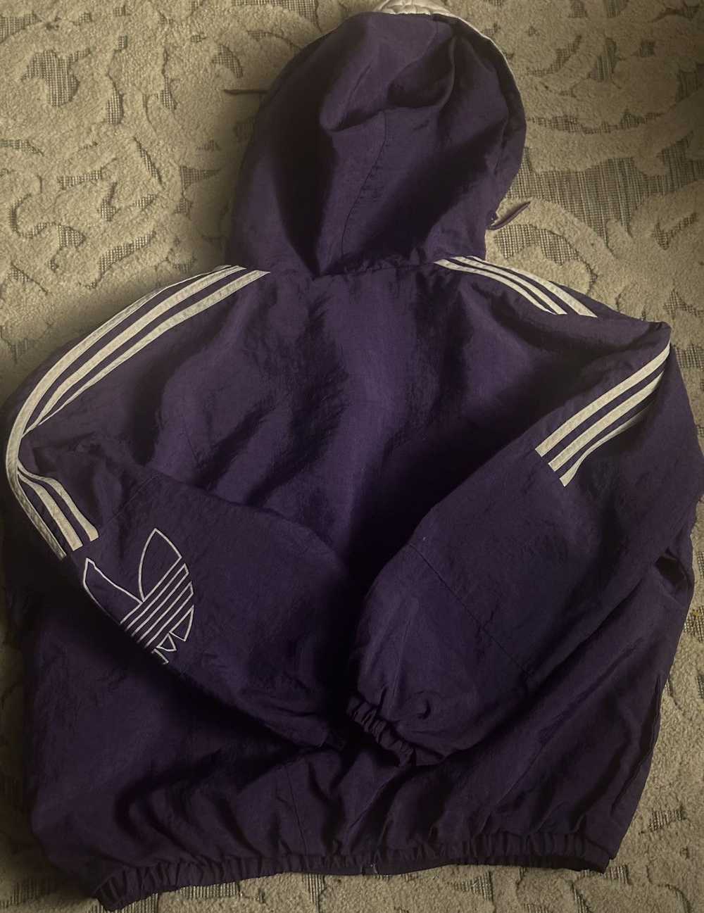 Adidas Vintage 90’s Adidas purple Puffy Jacket 90s - image 2