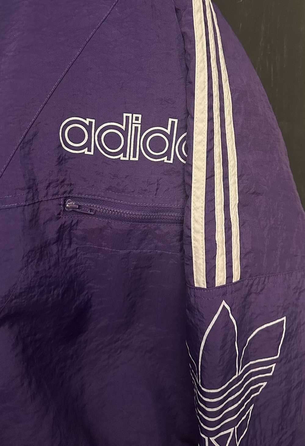 Adidas Vintage 90’s Adidas purple Puffy Jacket 90s - image 8