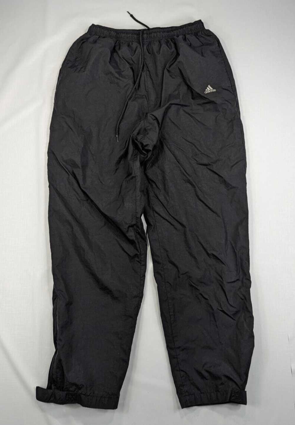 Adidas Adidas Mens Black Swishy Lined Trackpants - image 2