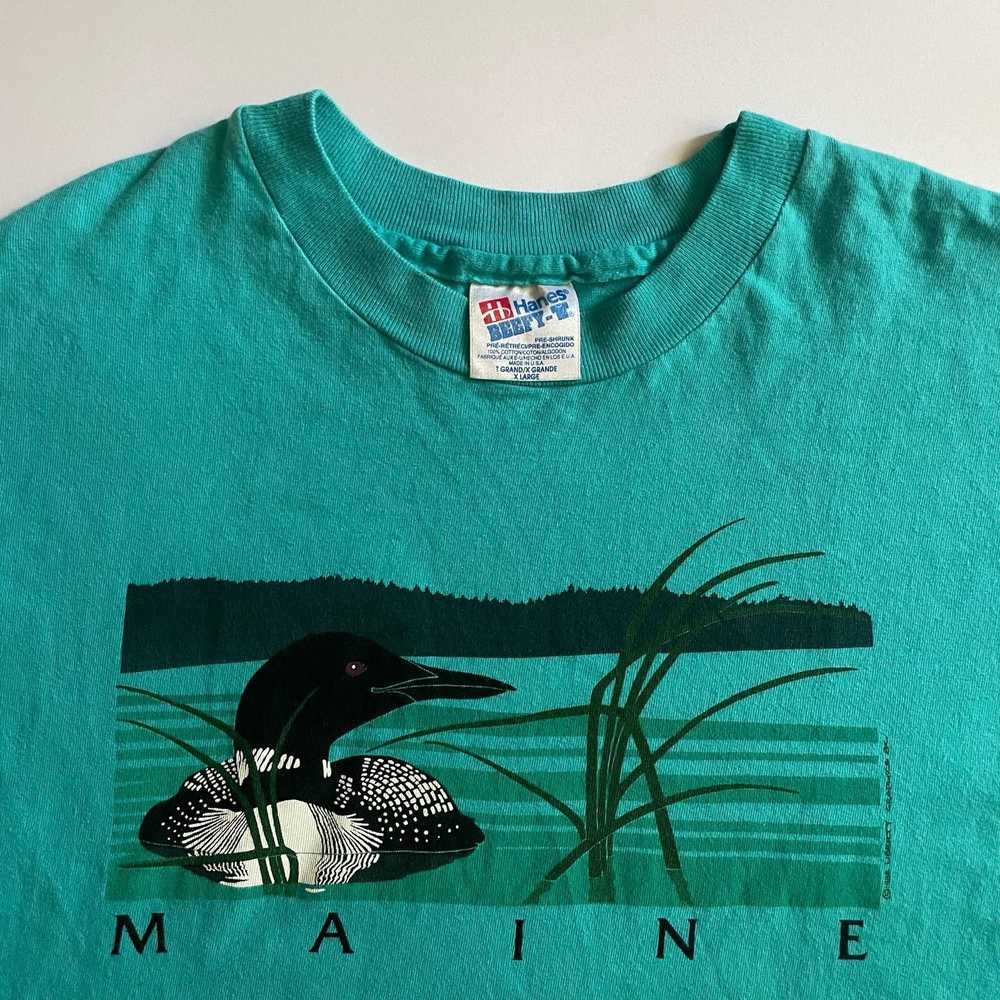 Hanes × Streetwear × Vintage 1988 Maine Liberty G… - image 2