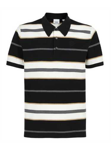 Burberry Burberry cotton and cashmere logo striped