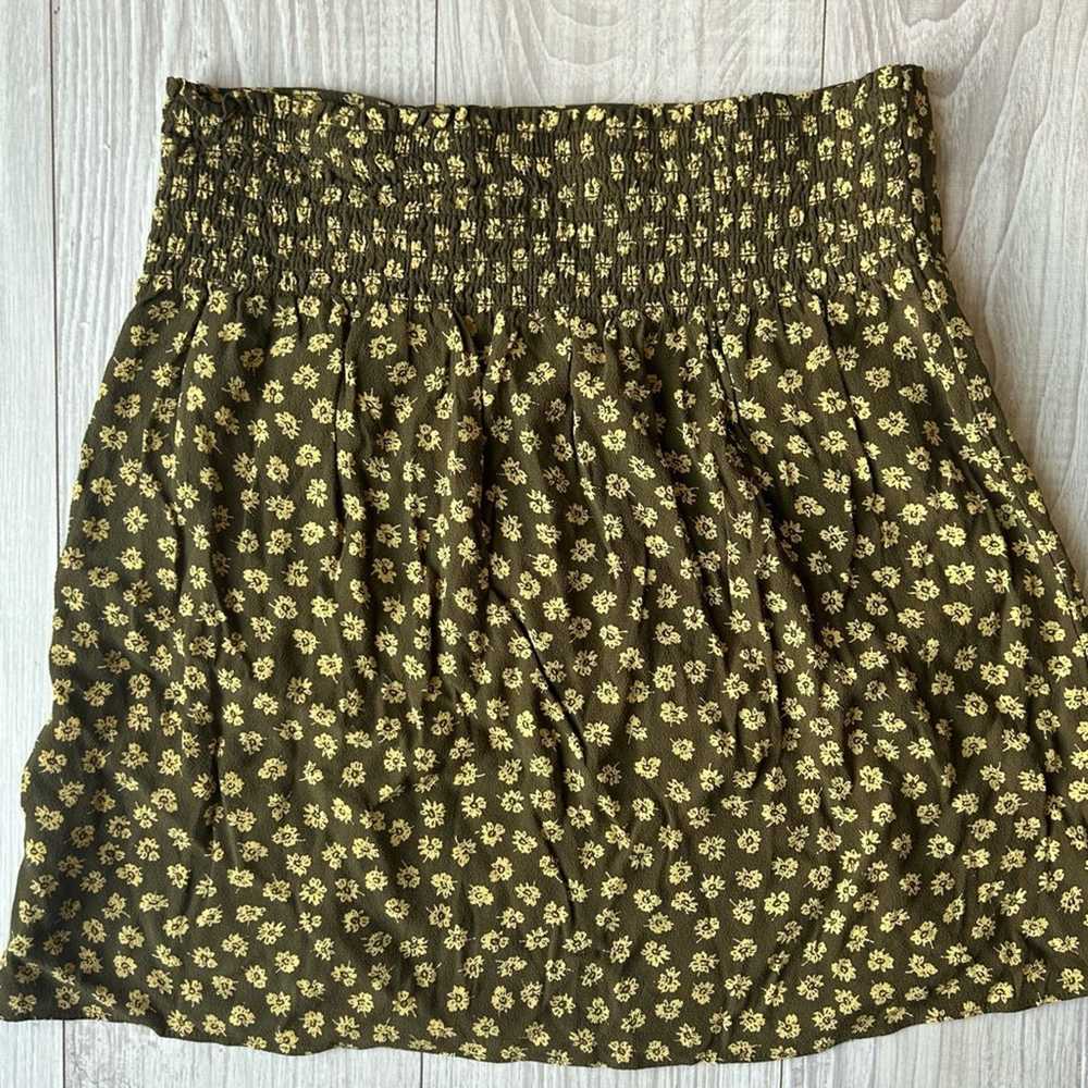 Madewell Madewell Green Floral Skirt Size XS - image 4
