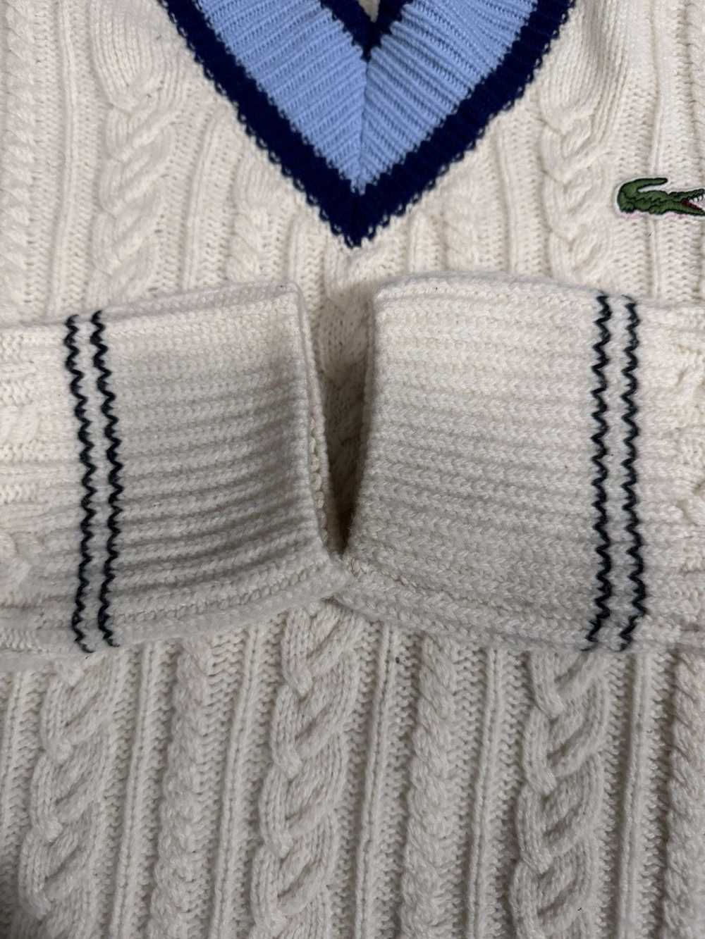 Lacoste Lacoste v neck cricket sweater - image 3