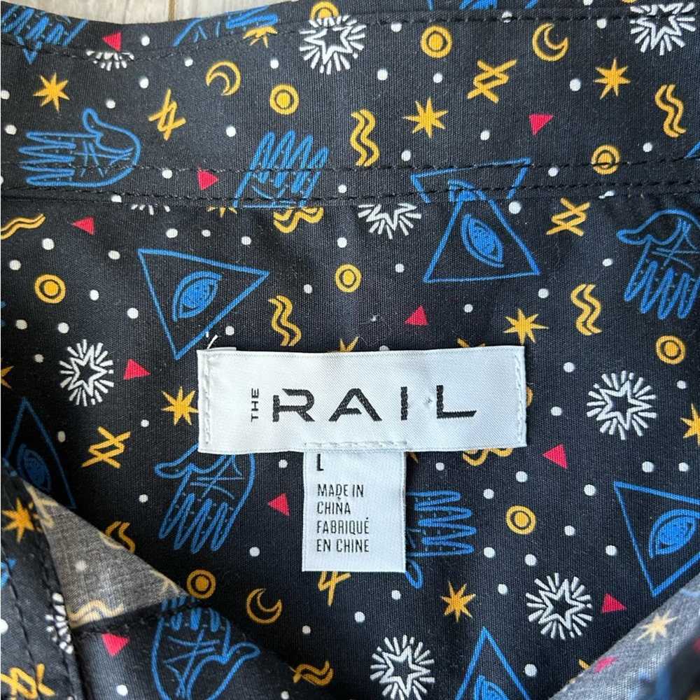 The Rail The Rail Zodiac Print Button Down Shirt … - image 2