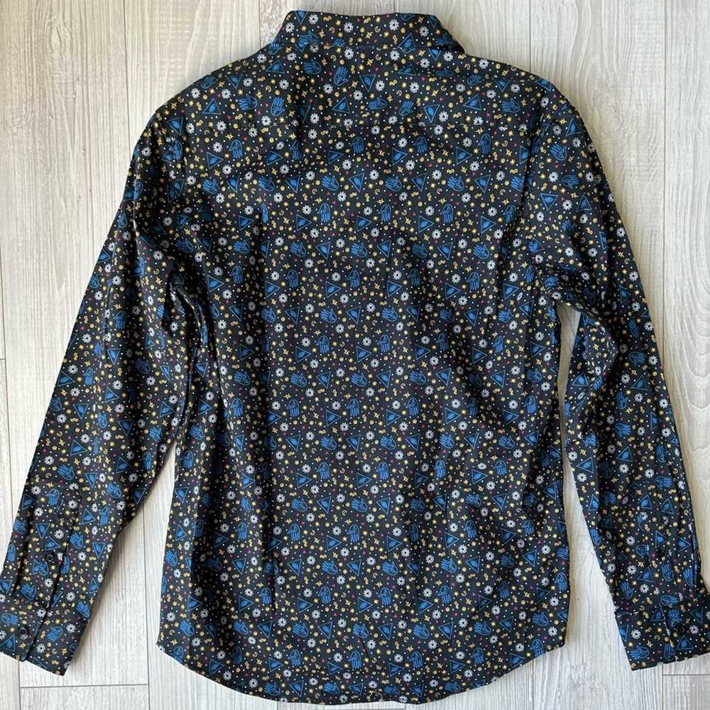 The Rail The Rail Zodiac Print Button Down Shirt … - image 4