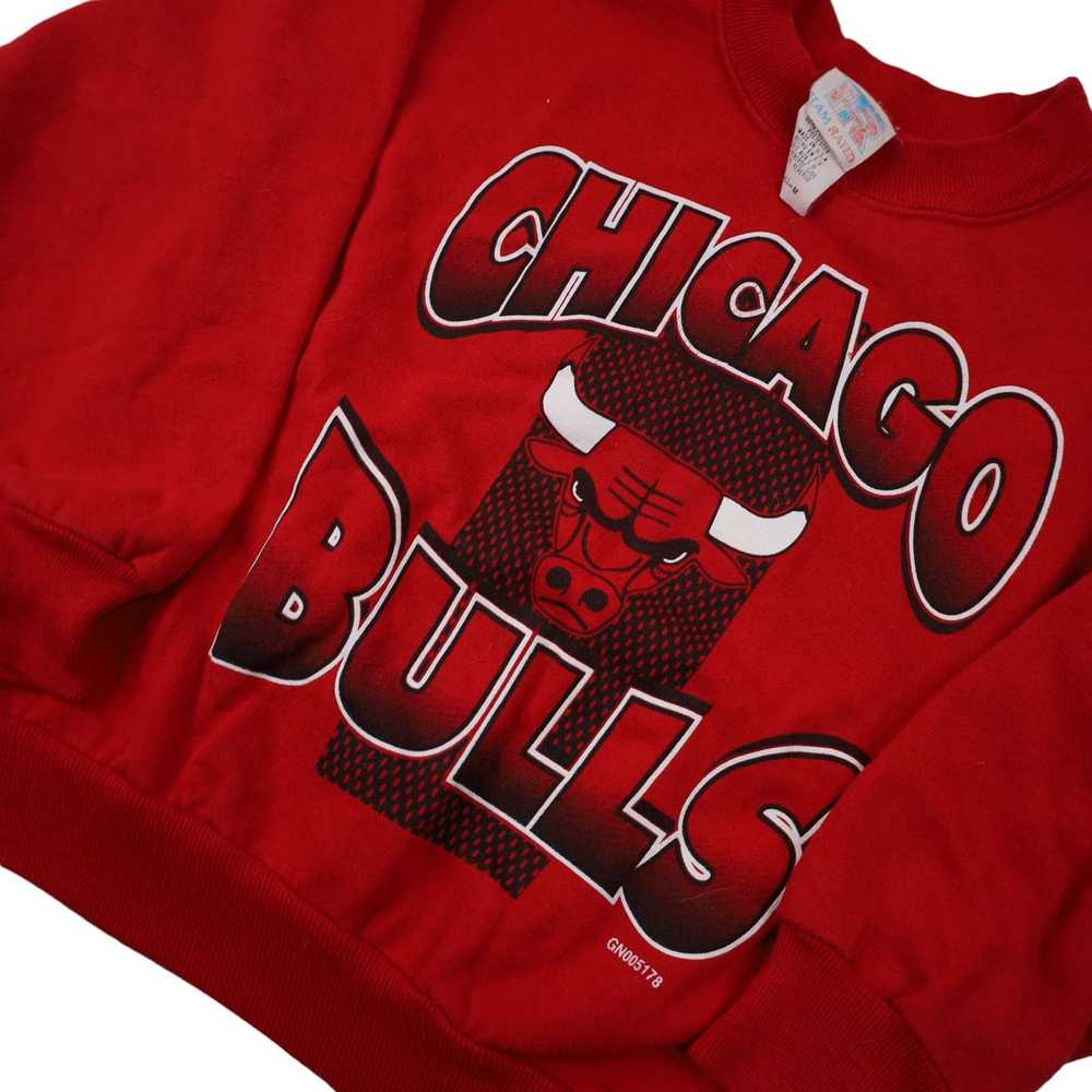 NBA × Vintage Vintage Chicago Bulls Graphic Sweat… - image 2