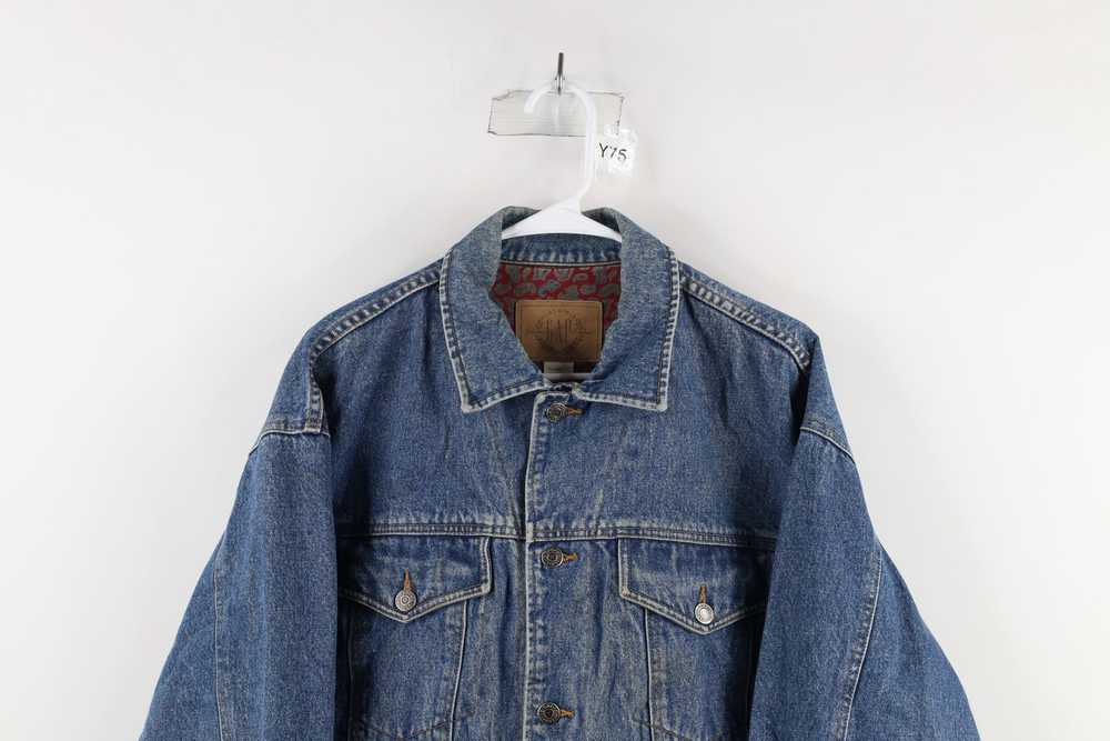 Gap × Vintage Vintage 90s Gap Lined Denim Jean Tr… - image 2