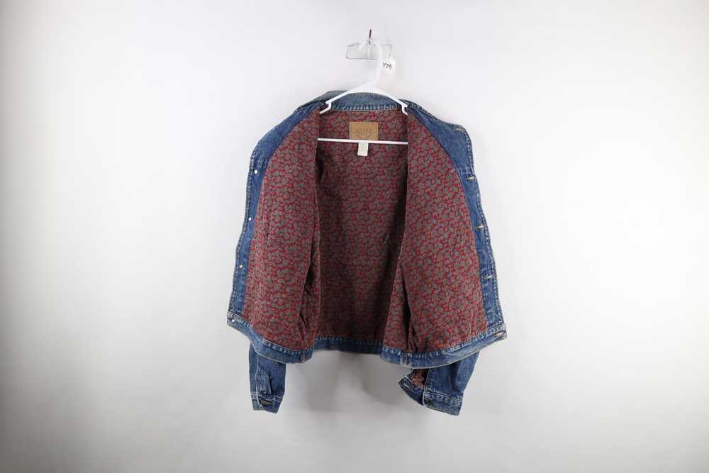 Gap × Vintage Vintage 90s Gap Lined Denim Jean Tr… - image 7