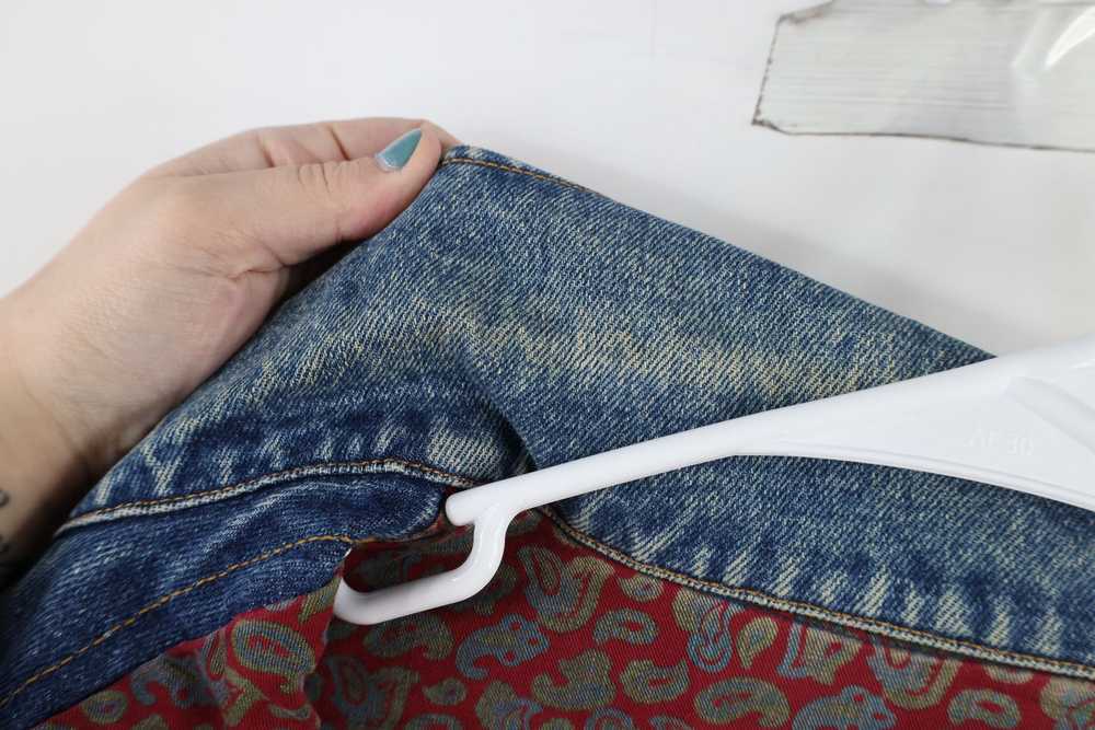 Gap × Vintage Vintage 90s Gap Lined Denim Jean Tr… - image 9