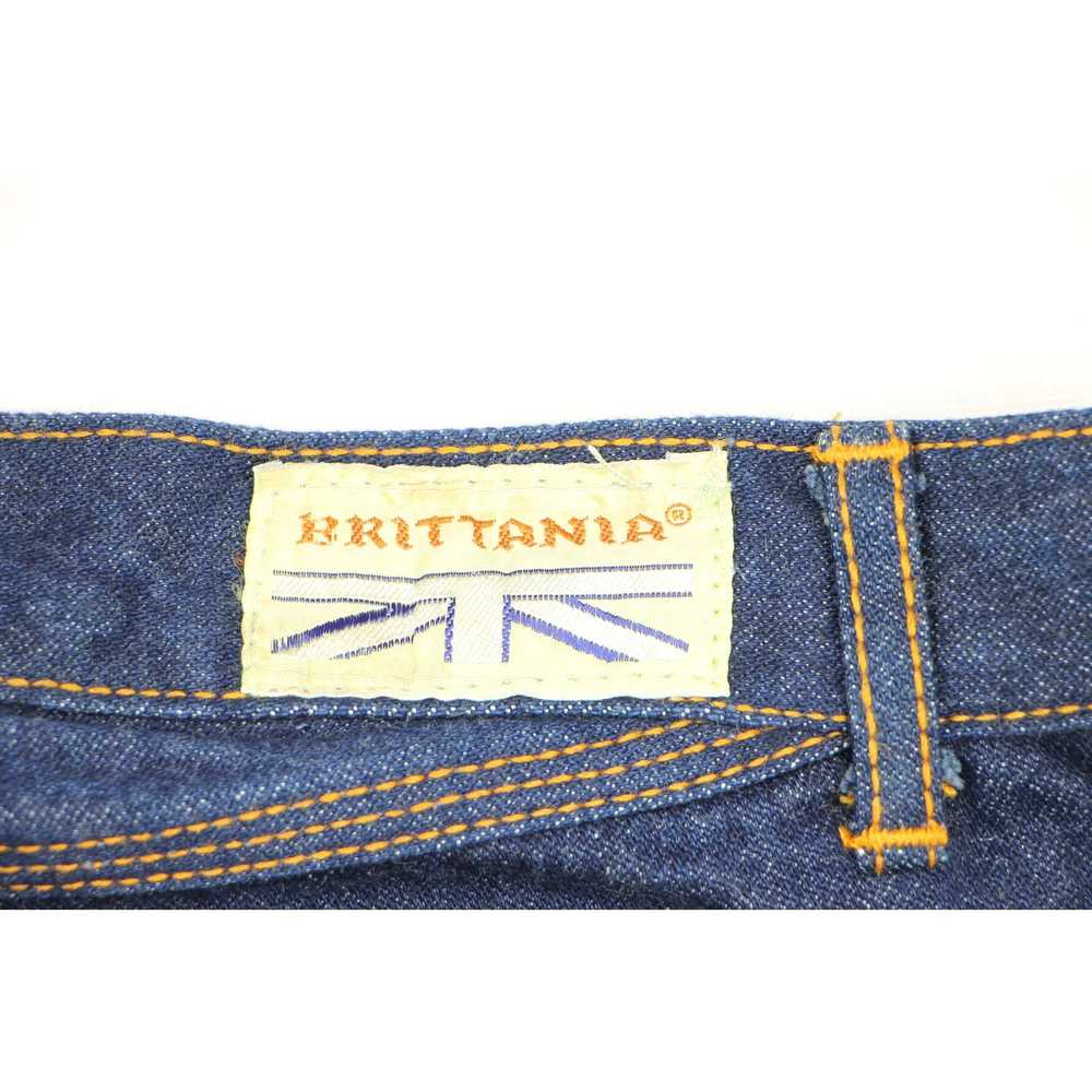 Vintage Vintage 70s 80s Brittania Boho Denim Jean… - image 3