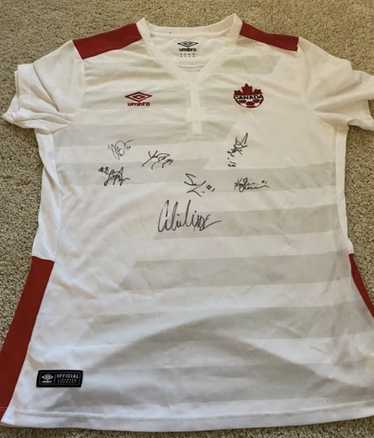 Umbro Canada soccer gold medal Olympics Signed Je… - image 1