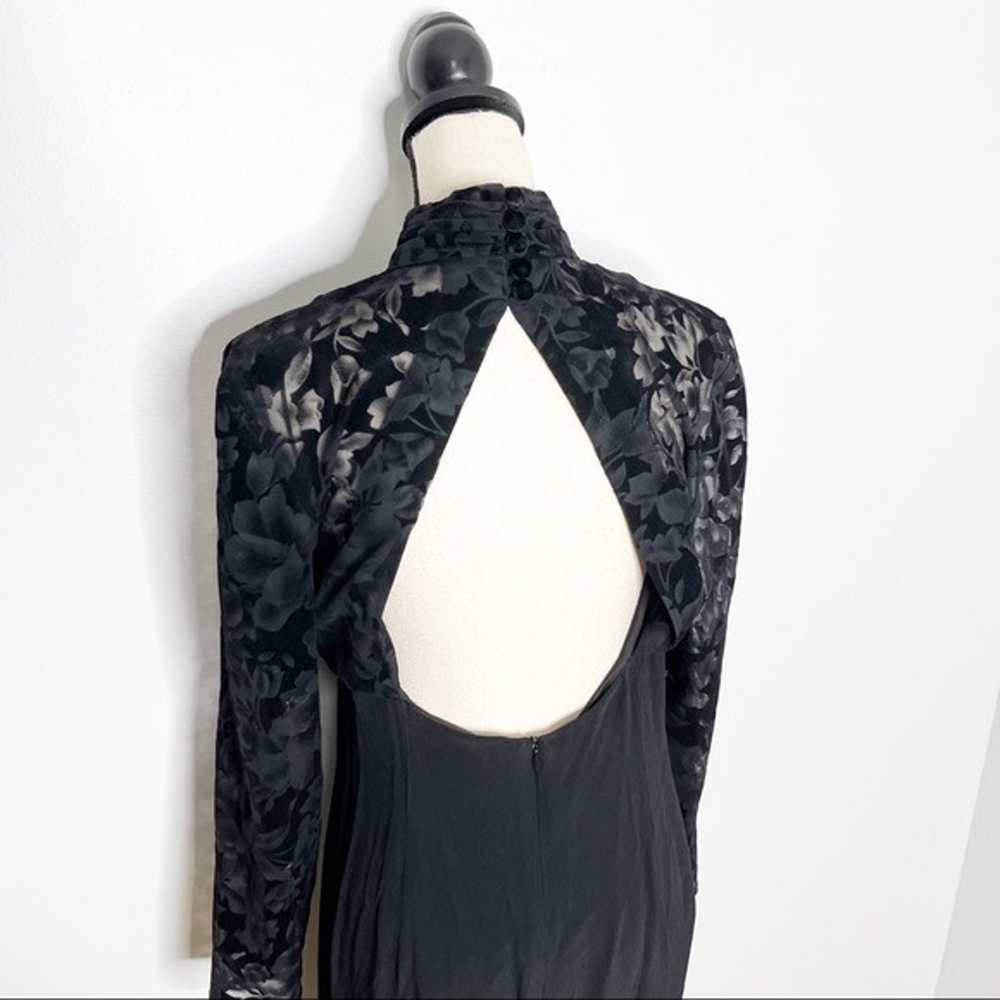 Vintage BB Collections Black Lace Gothic Long Sle… - image 4