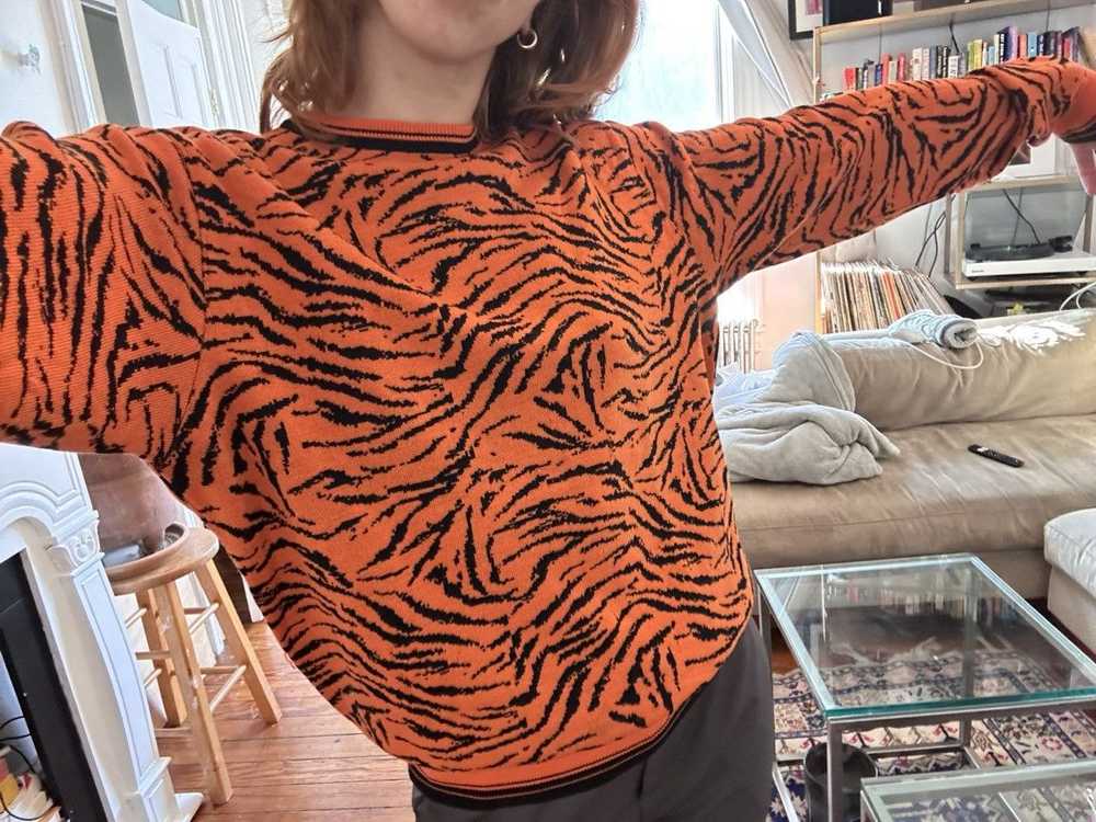 Versace Versace Tiger Print Sweater - image 2