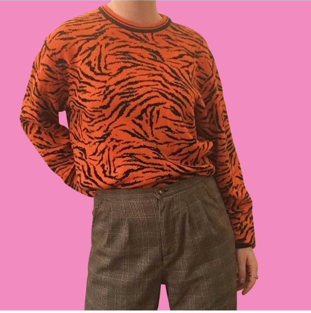 Versace Versace Tiger Print Sweater - image 4