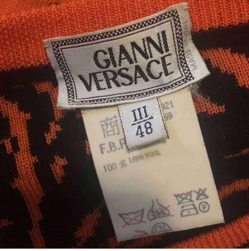 Versace Versace Tiger Print Sweater - image 5