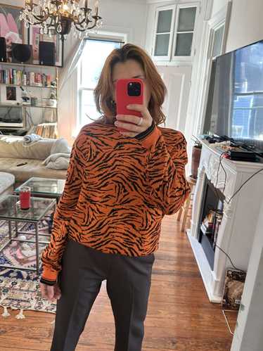 Versace Versace Tiger Print Sweater