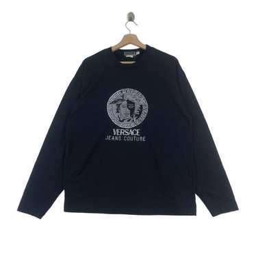 【関税込み】VERSACE MEDUSA FLAME LOGO EMBROIDERED SWEATSHIRT 関税込み】VERSACE MEDUSA FLAME LOGO EMBROIDERED SWEATSHIRT