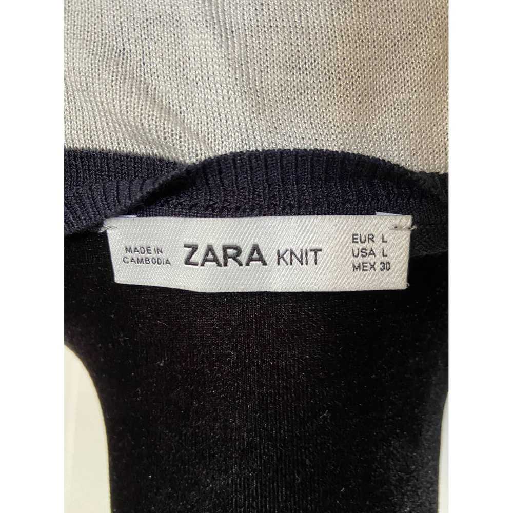 Zara Zara Striped Basic Pullover Sweater Lightwei… - image 4
