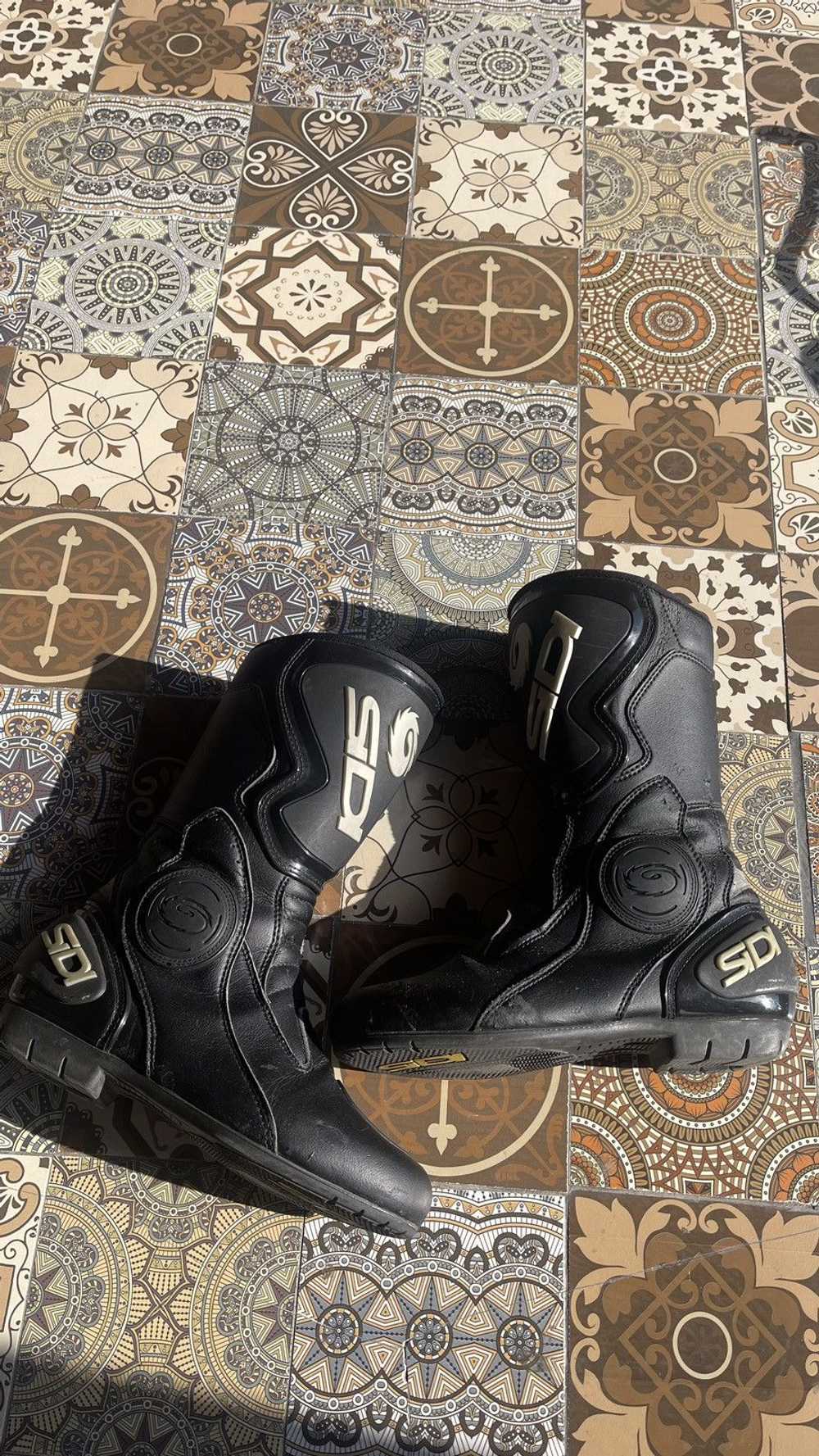 MOTO × Sidi × Vintage Sidi Motorcycle Boots Sz EU… - image 1