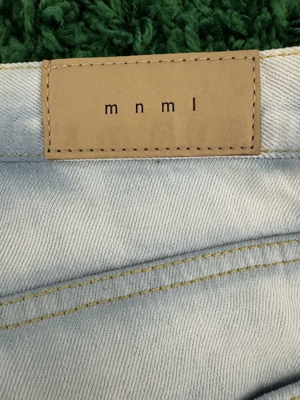 MNML Mnml bleach wash skinny zipper jeans - image 6