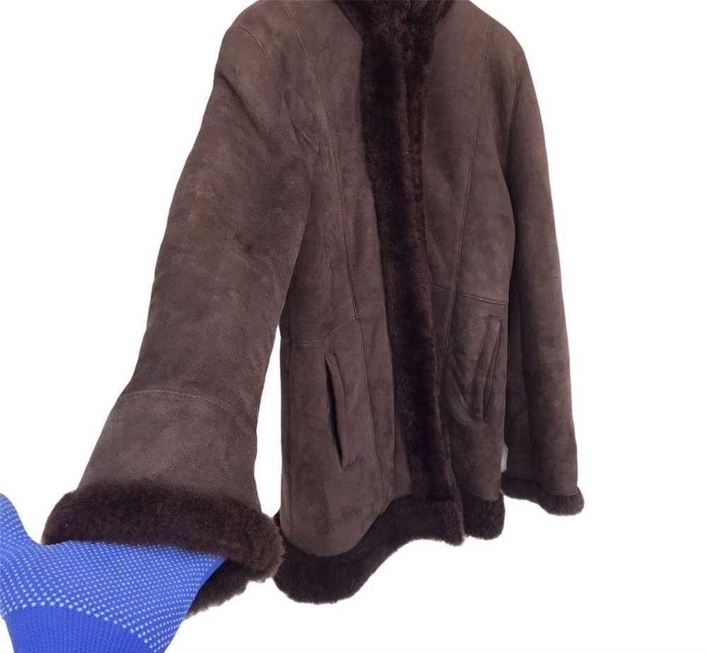 Designer × Leather Jacket Teodem Linea Pelle sued… - image 2