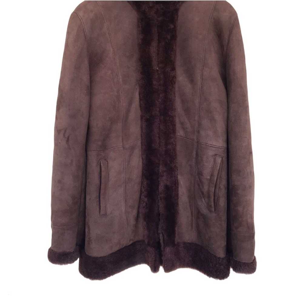 Designer × Leather Jacket Teodem Linea Pelle sued… - image 3