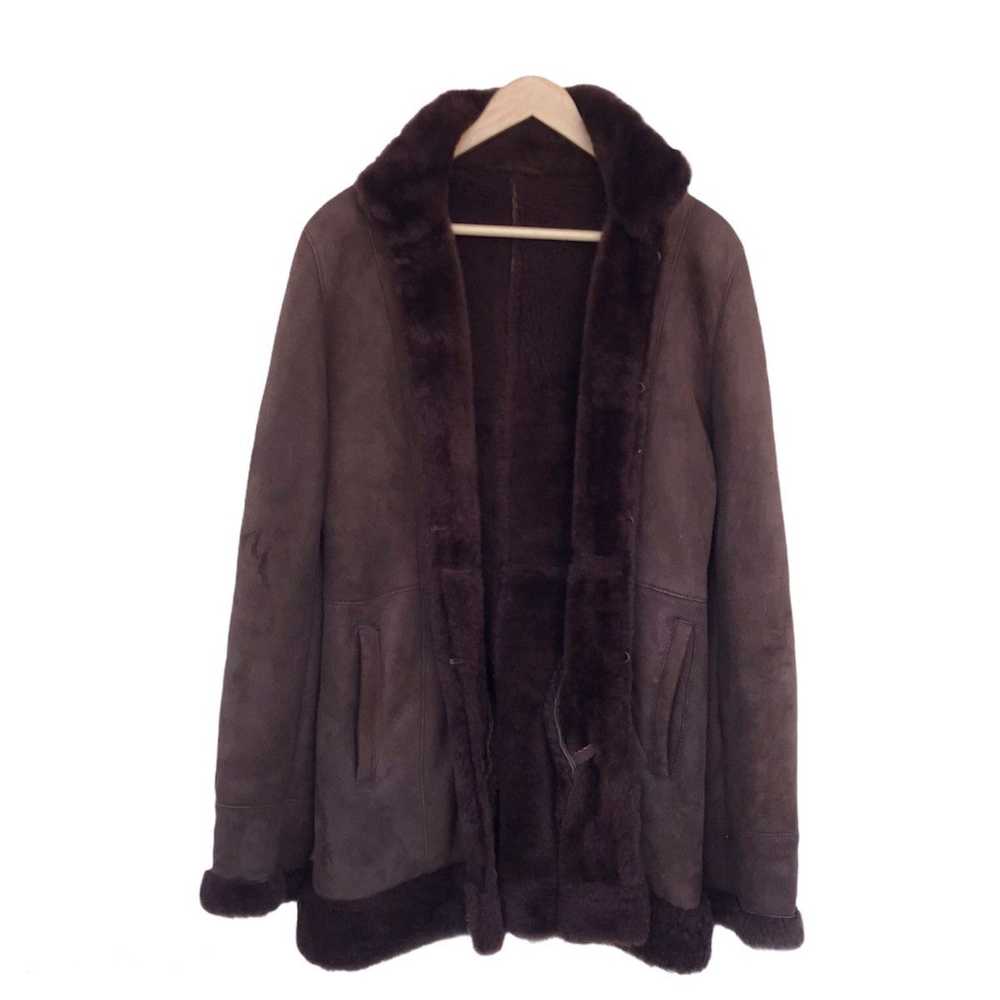 Designer × Leather Jacket Teodem Linea Pelle sued… - image 4