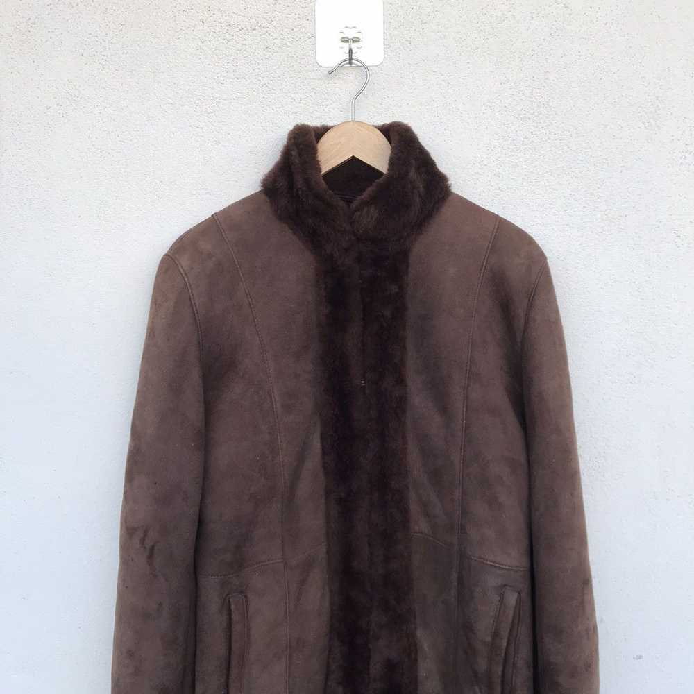 Designer × Leather Jacket Teodem Linea Pelle sued… - image 8