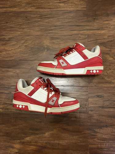 Louis Vuitton LV Trainer White and Red