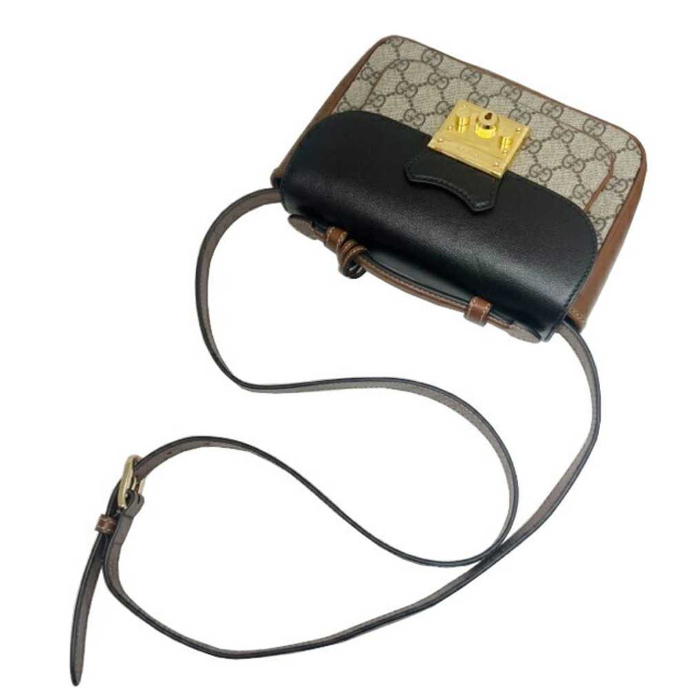 Gucci GUCCI GG Supreme Padlock Shoulder Bag 65848… - image 11