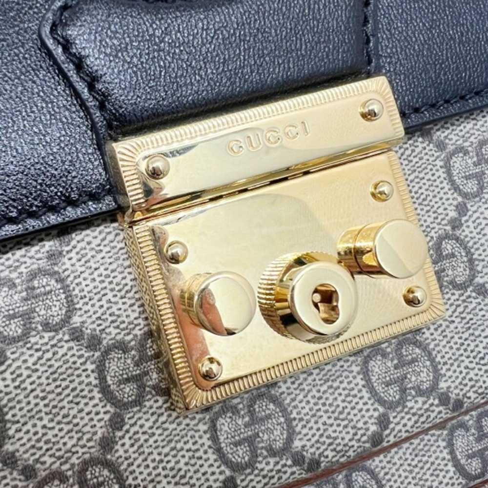 Gucci GUCCI GG Supreme Padlock Shoulder Bag 65848… - image 8