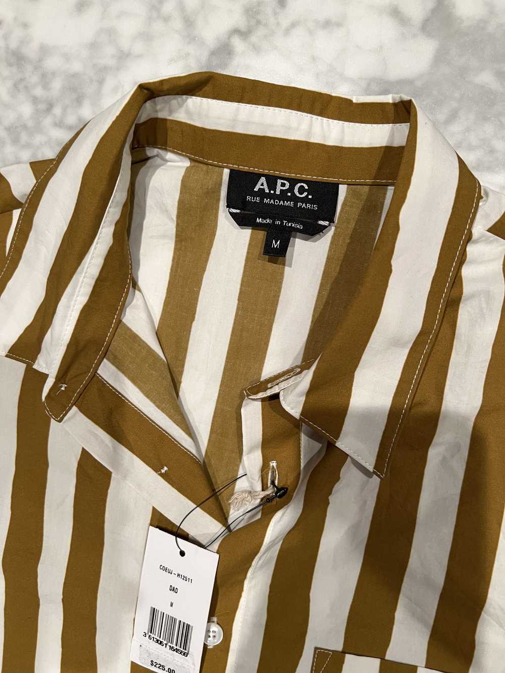 A.P.C. Striped button up - image 2